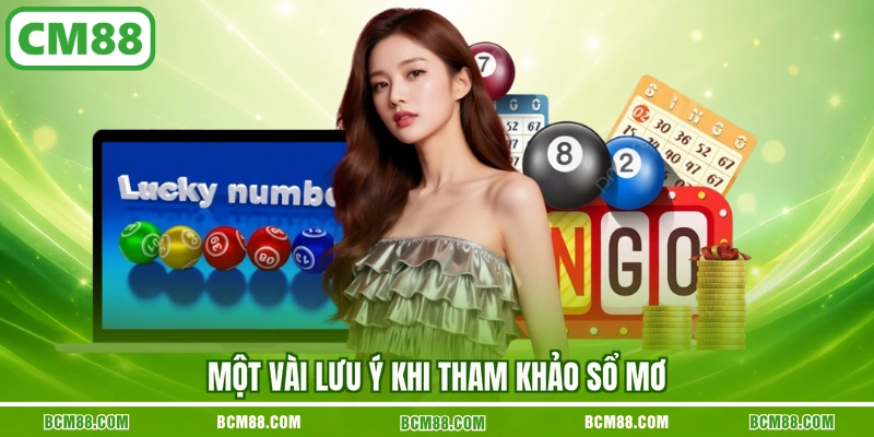 Một vài lưu ý khi tham khảo sổ mơ Một vài lưu ý khi tham khảo sổ mơ